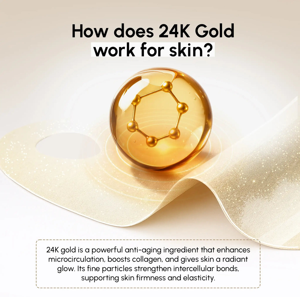 24K Gold Chin and Jawline Lifting Mask