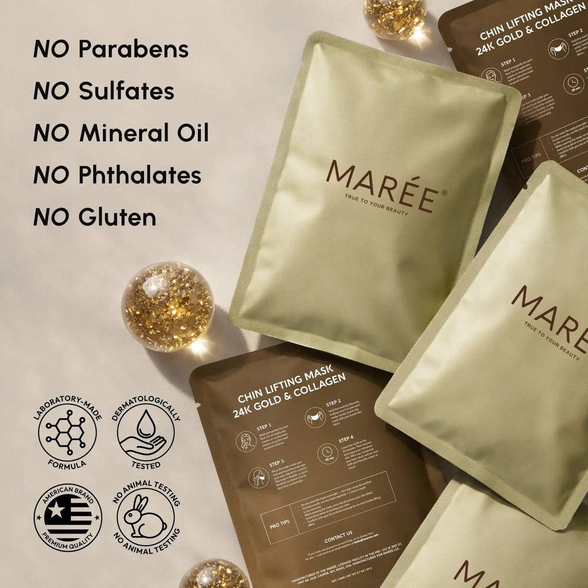 24K Gold Chin and Jawline Lifting Mask