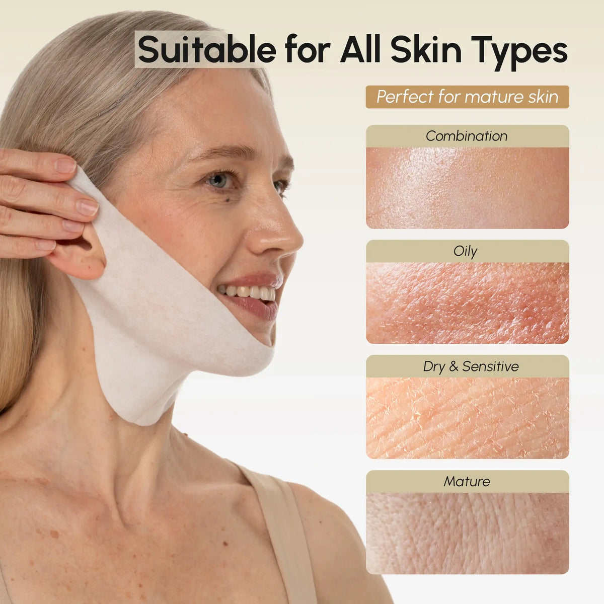 24K Gold Chin and Jawline Lifting Mask